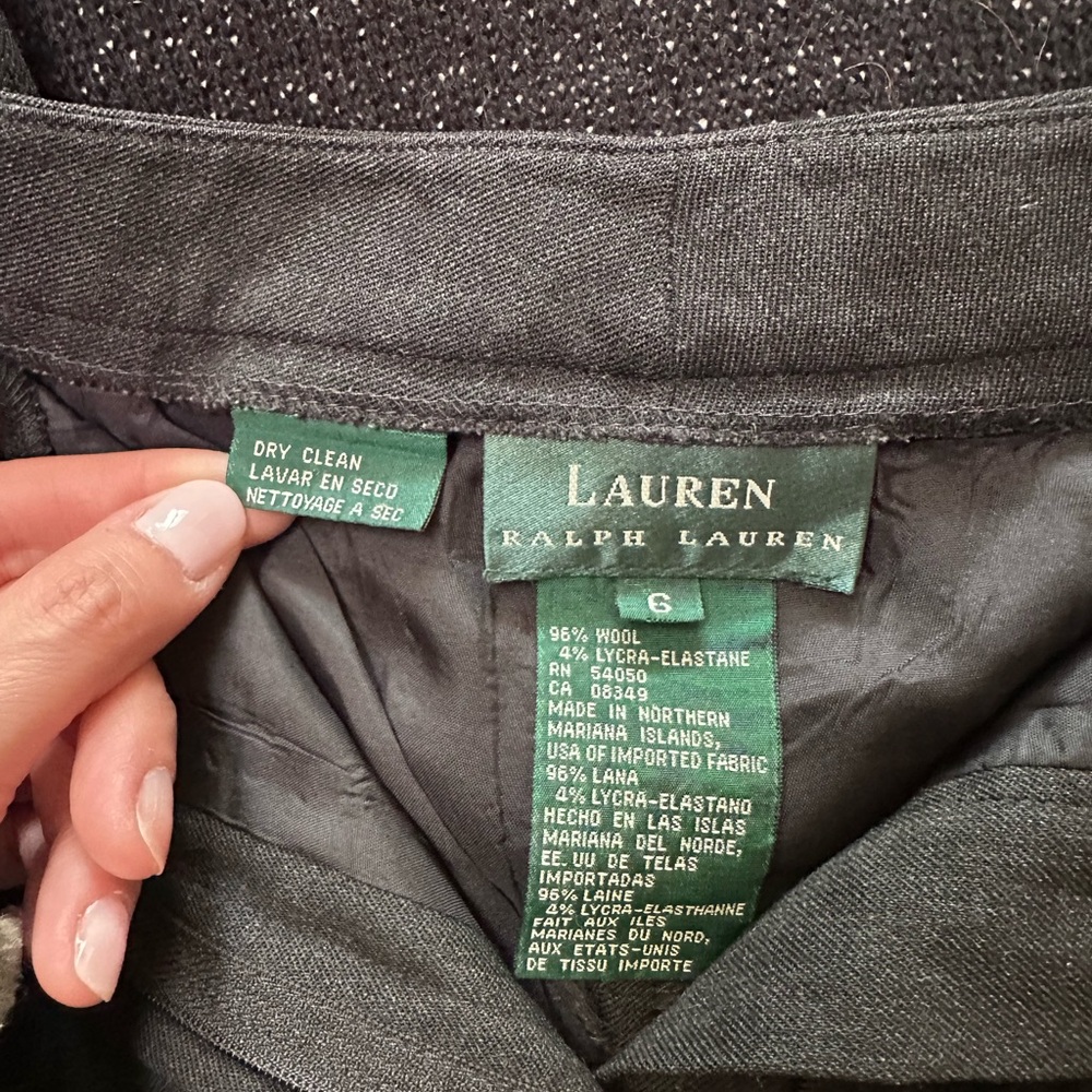 Ralph Lauren Charcoal Wool.